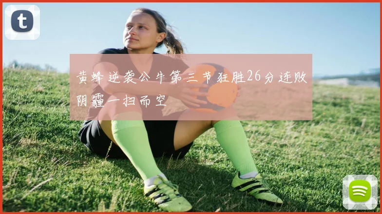 黄蜂逆袭公牛第三节狂胜26分连败阴霾一扫而空